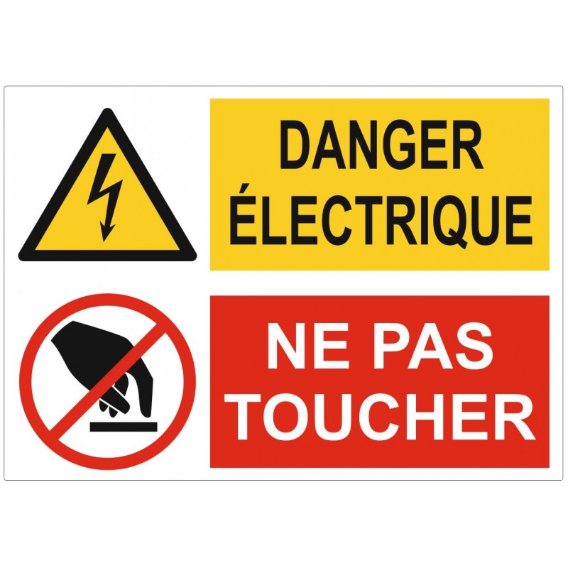 Ne pas toucher la clôture électrique
